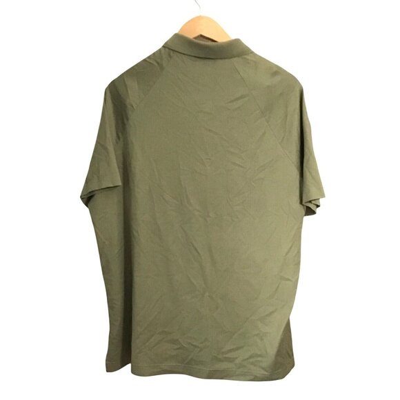 MURANO LIQUID LUXURY MENS GREEN SHORT SLEEVE 100% COTTON POLO SHIRT SIZE LARGE - Picture 2 of 6